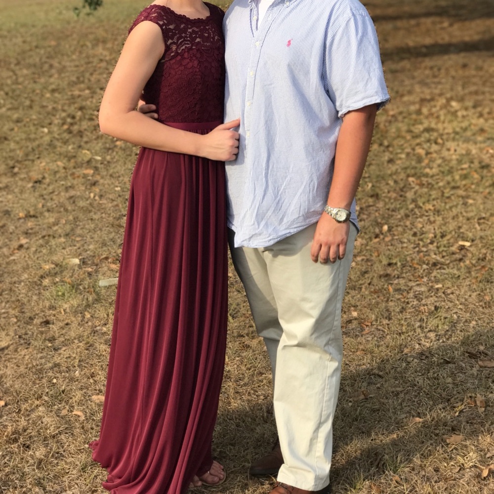 David’s Bridal bridesmaid dress